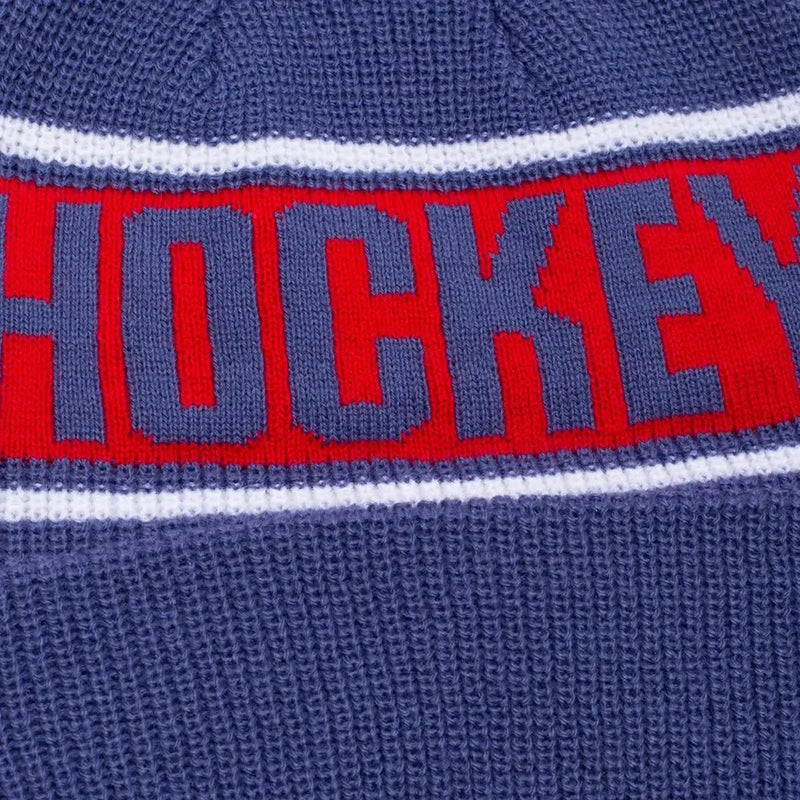 Hockey Stripe Beanie (Blue)
