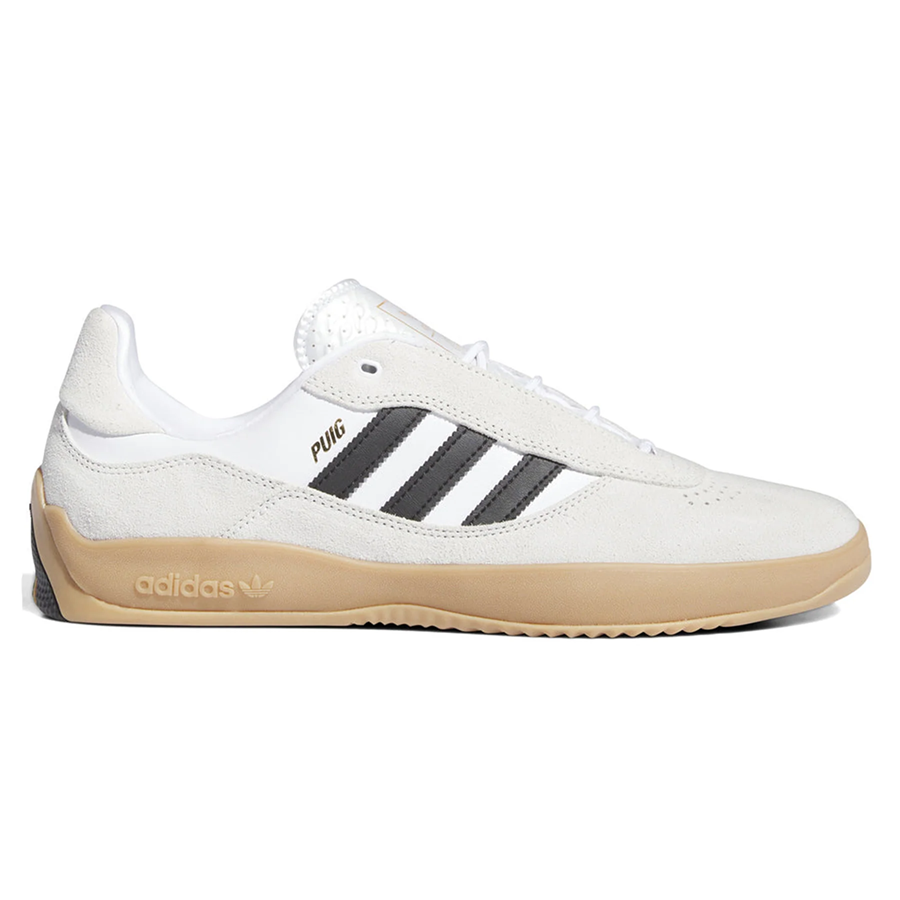 Adidas Puig Shoe Crystal White Black Embassy Boardshop