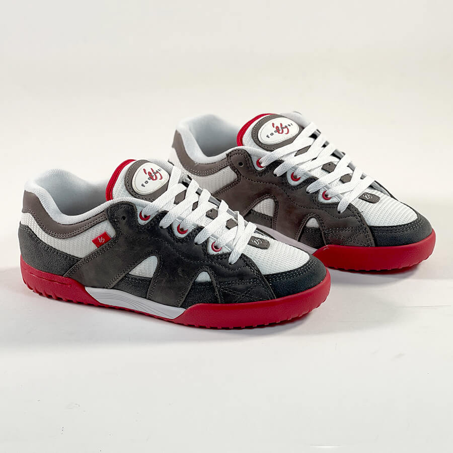 One Nine 7 Shoe Grey White Red 9.0 Grey White Red