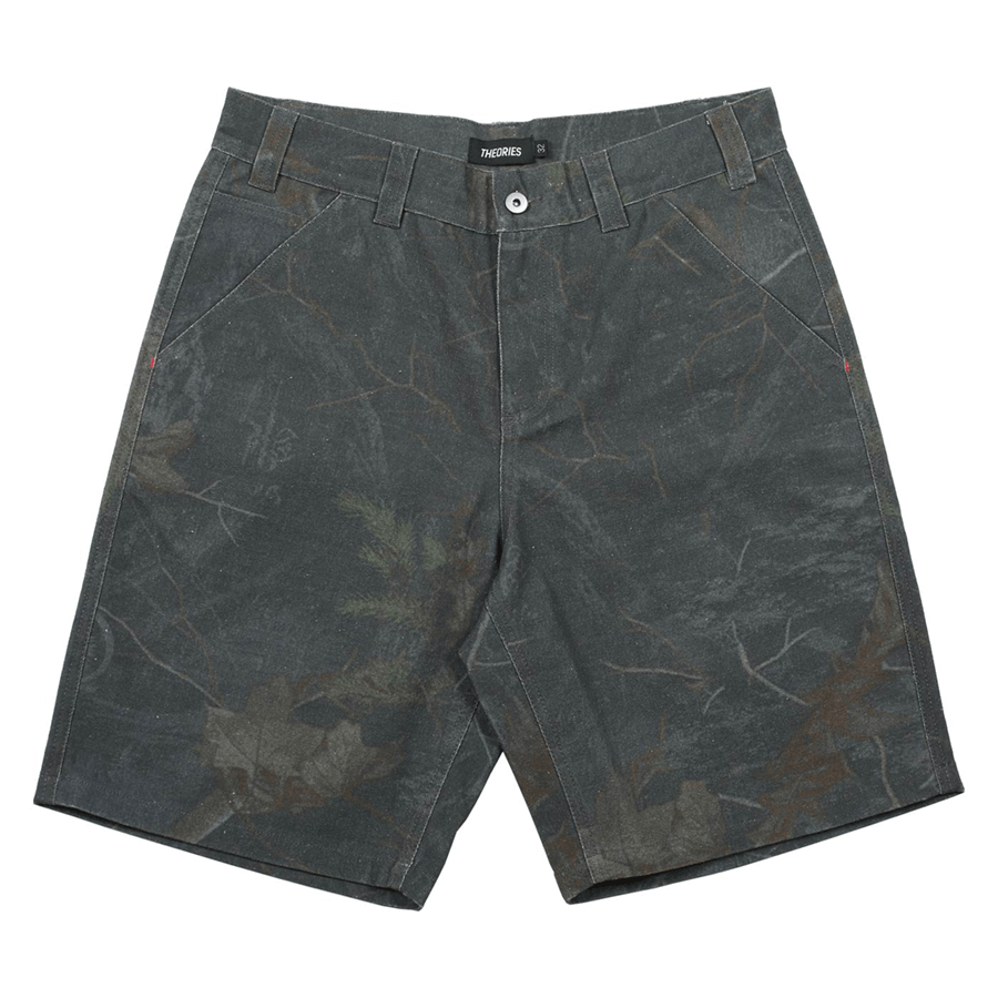 Theories of Atlantis Cadet Shorts - Timber Camo Canvas | Embassy