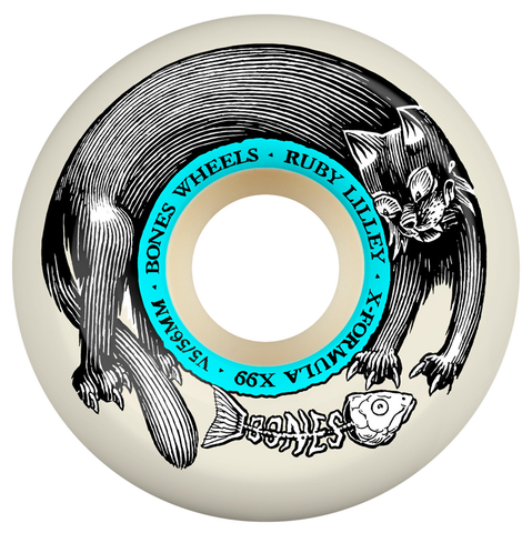 Bones Wheels Chris Lilley Black Cat X-Formula Wheels - 56mm V5 X99