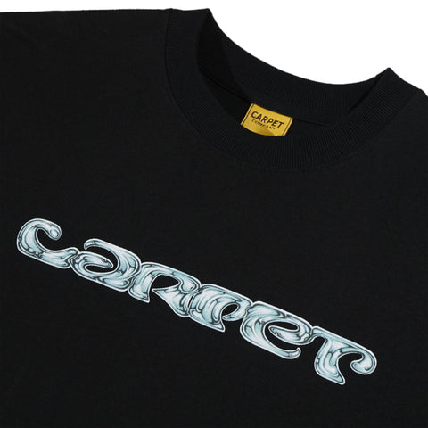 Carpet Chrome Tee (Black) | Embassy Boardshop