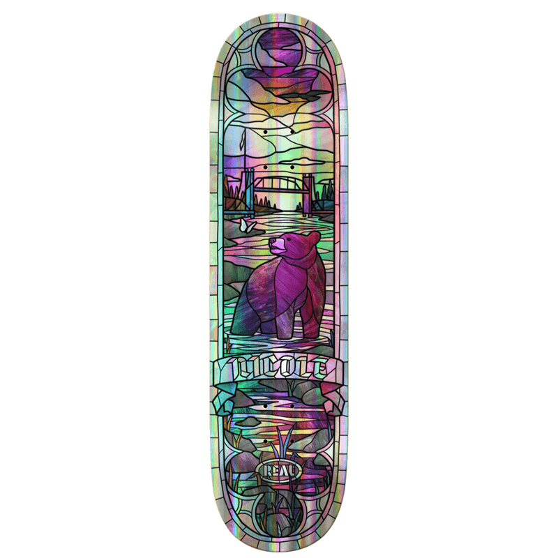 Real Nicole Holographic Rainbow Cathedral Deck 8.38