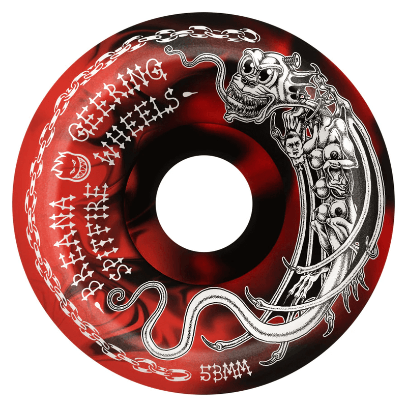 Spitfire Breana Geering Tormentor F4 99 Conical Full Black / Red Swirl 53MM Wheels