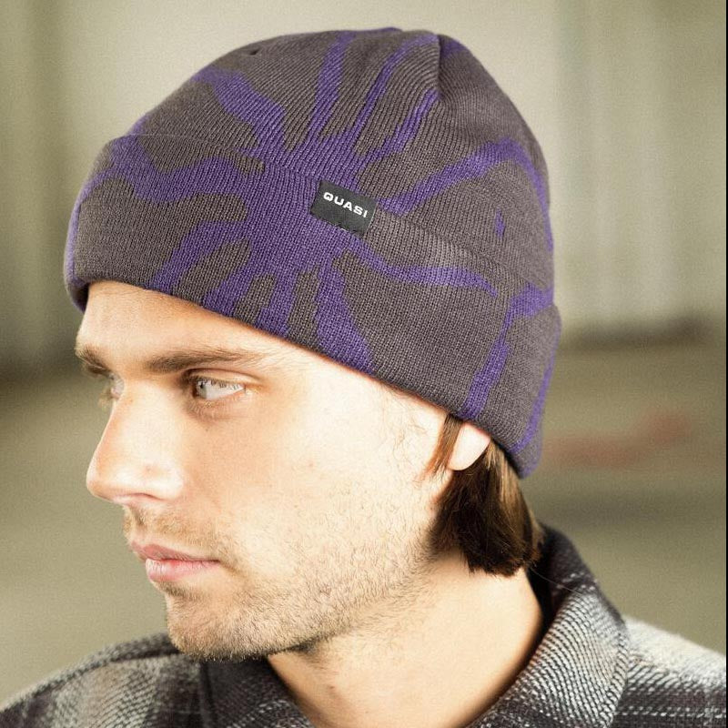 Quasi Spider Beanie [Eggplant]