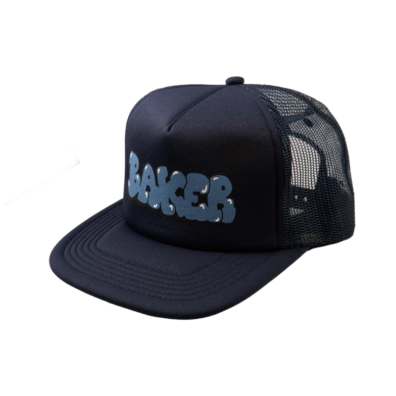 Baker Bubble Navy Mesh Trucker