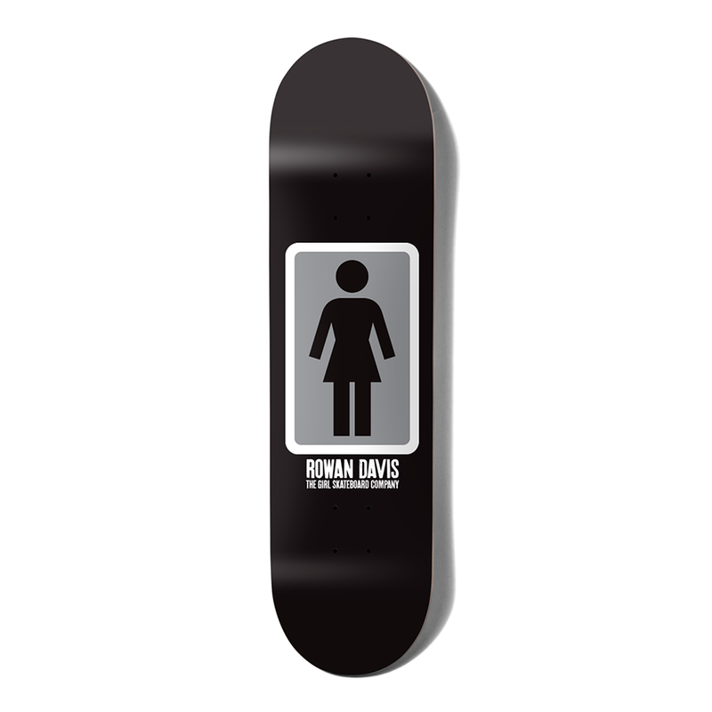 Girl Skateboards Davis OG Black White Deck (8.25)