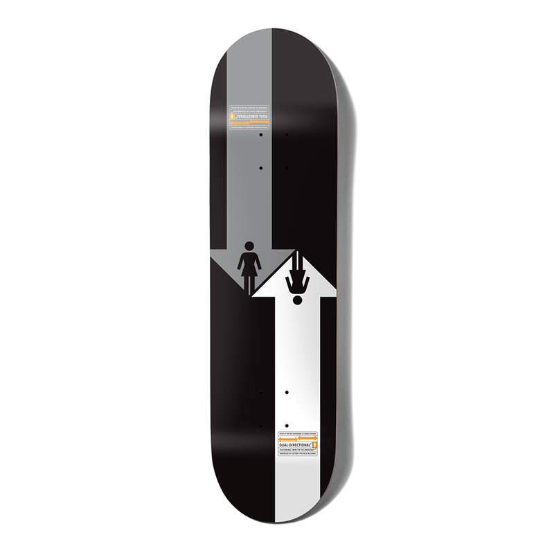 Girl Skateboards Mccrank Dual Directional Deck (8.5)