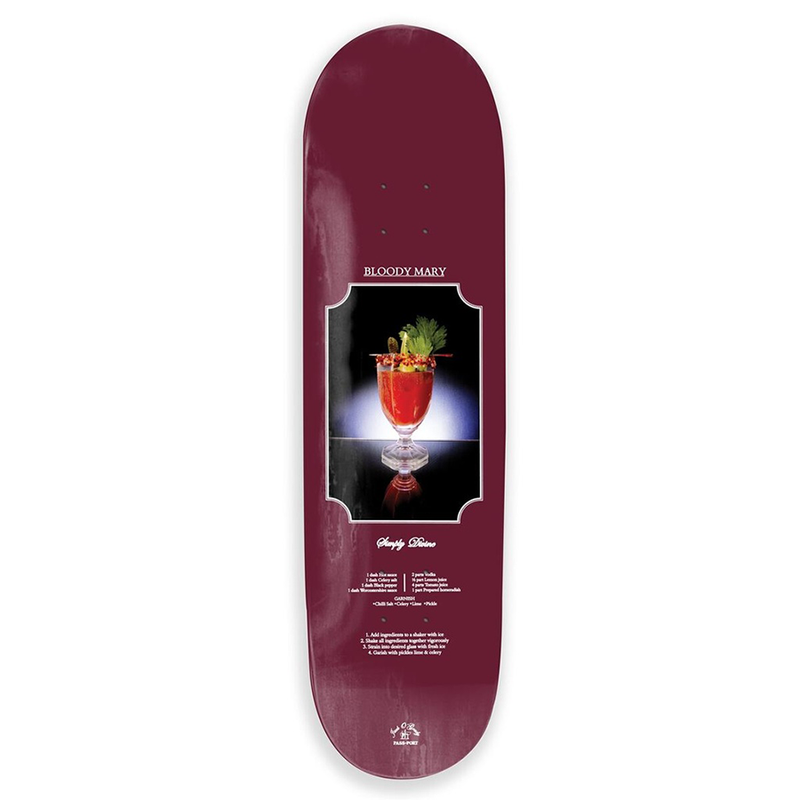 Pass~Port Skateboards Cocktail Pro Series Jack Bloody Mary 8.25