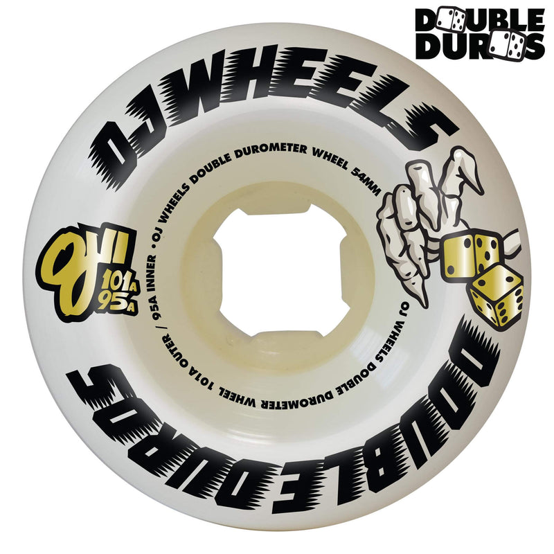 54mm Double Duro Mini Combo 101a/95a OJ Skateboard Wheels