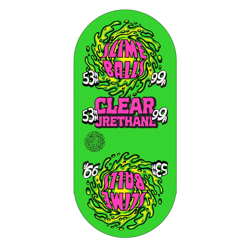 53mm Mirror Vomits Clear 99a Slime Balls Wheels