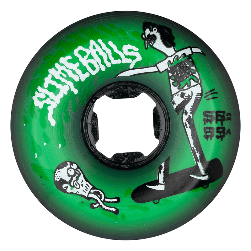 56mm Jay Howell Speed Balls Green 99a Slime Balls Skateboard Wheels