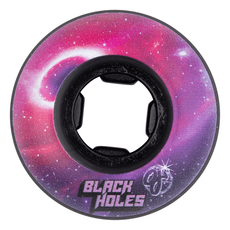 Space-themed bottle opener with 'Black Holes' branding on a white background