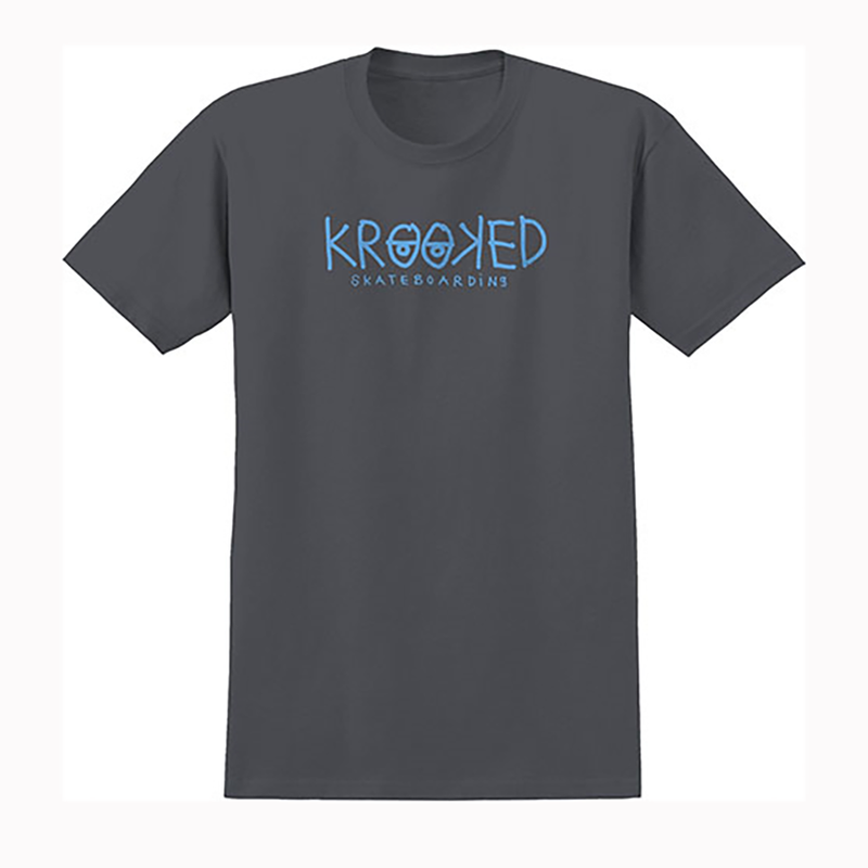 Krooked Krooked Eyes Charcoal/Blue Tee