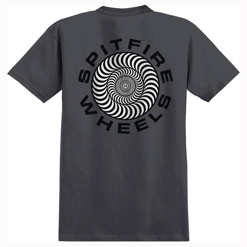 Spitfire Classic 87 Swirl Charcoal Tee