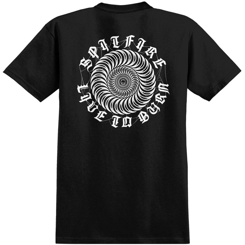 SPITFIRE WEB CLASSIC BLACK TEE