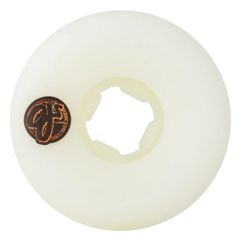 55mm Team Line Original White Black/Orange Hardline 99a OJ Skateboard Wheels
