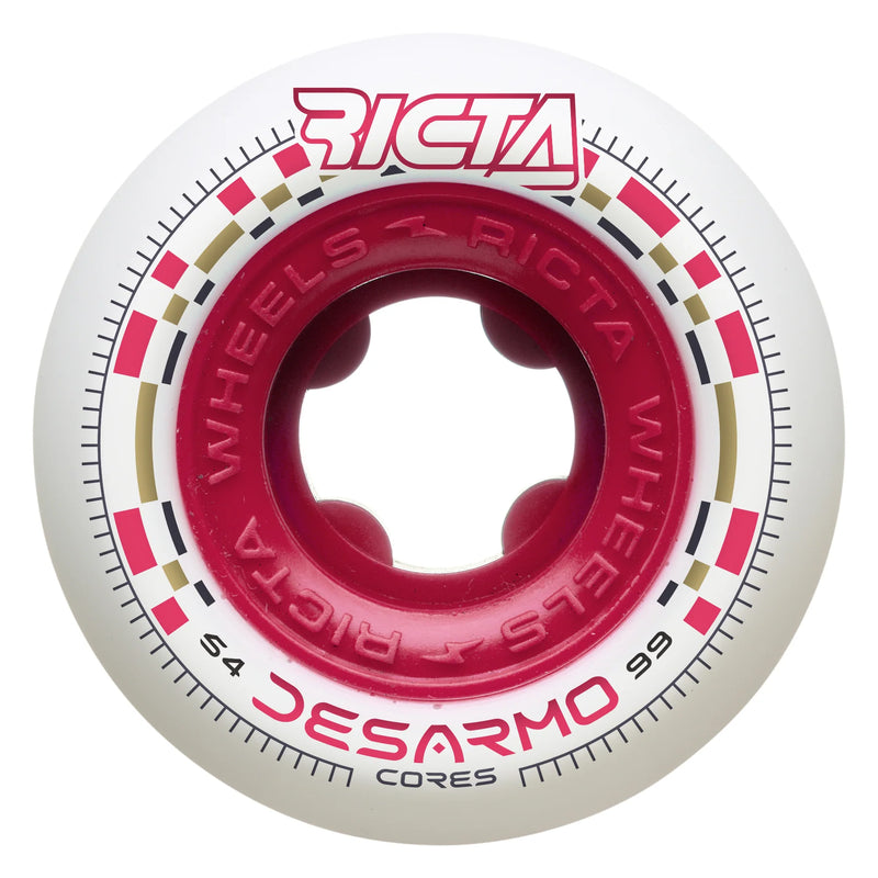 54mm Desarmo Cores Round 99a Ricta Skateboard Wheels