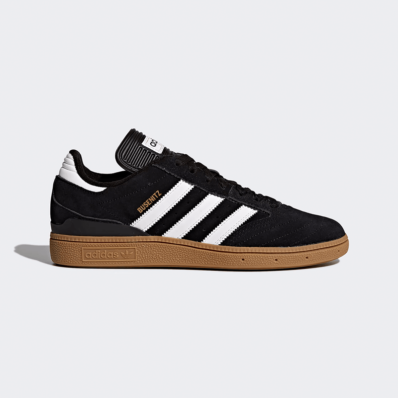 Adidas Busenitz Pro Shoes (Core Black / Cloud White / Gold Metallic)