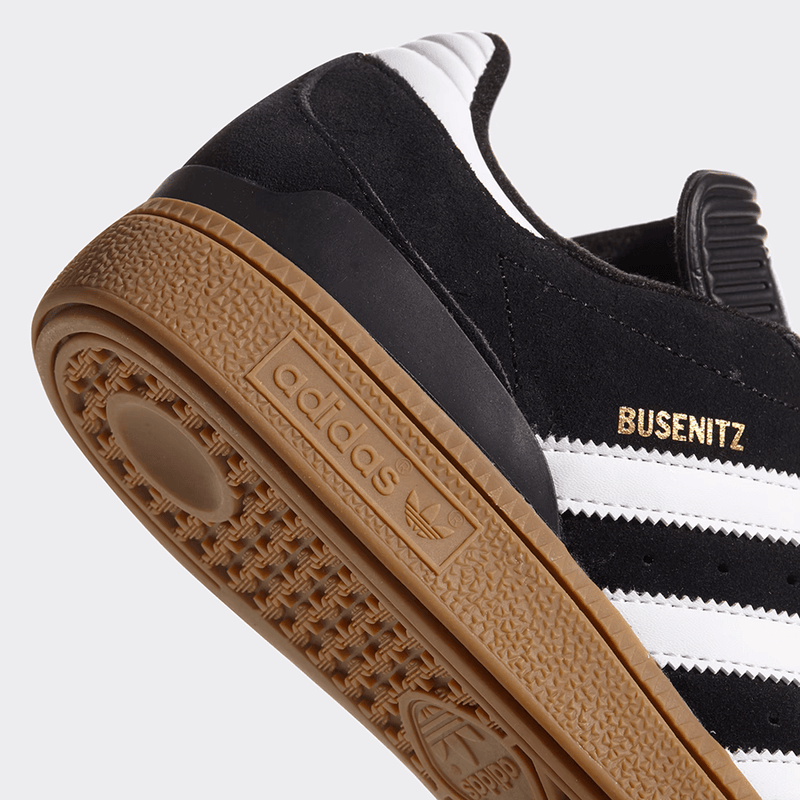 Adidas Busenitz Pro Shoes (Core Black / Cloud White / Gold Metallic)