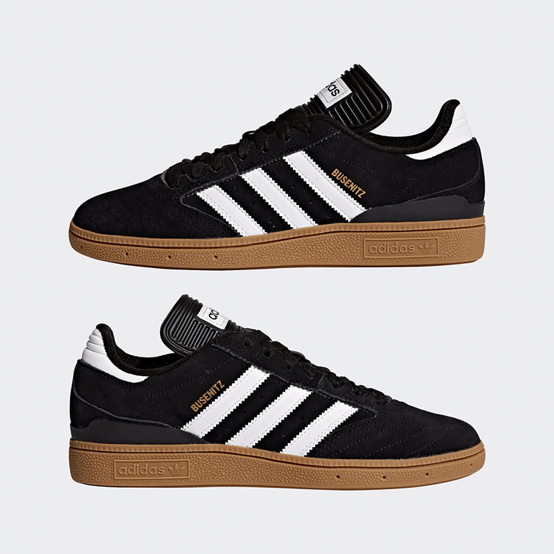 Adidas Busenitz Pro Shoes (Core Black / Cloud White / Gold Metallic)