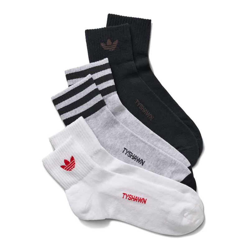 3 shot of Adidas socks