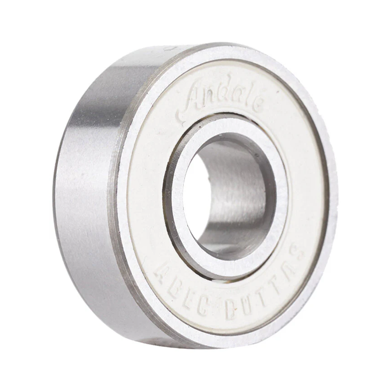 ANDALE ABEC BUTTAS SINGLE SET BEARINGS SIL/WHT