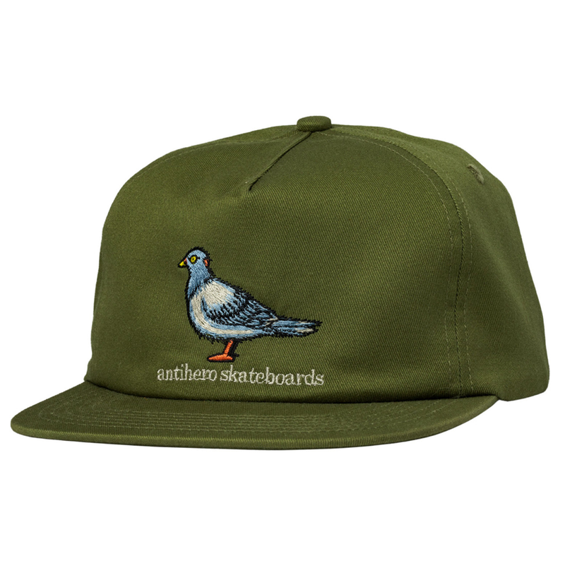 Anti Hero Skateboards Hat Lil Pigeon Snapback Safari Green