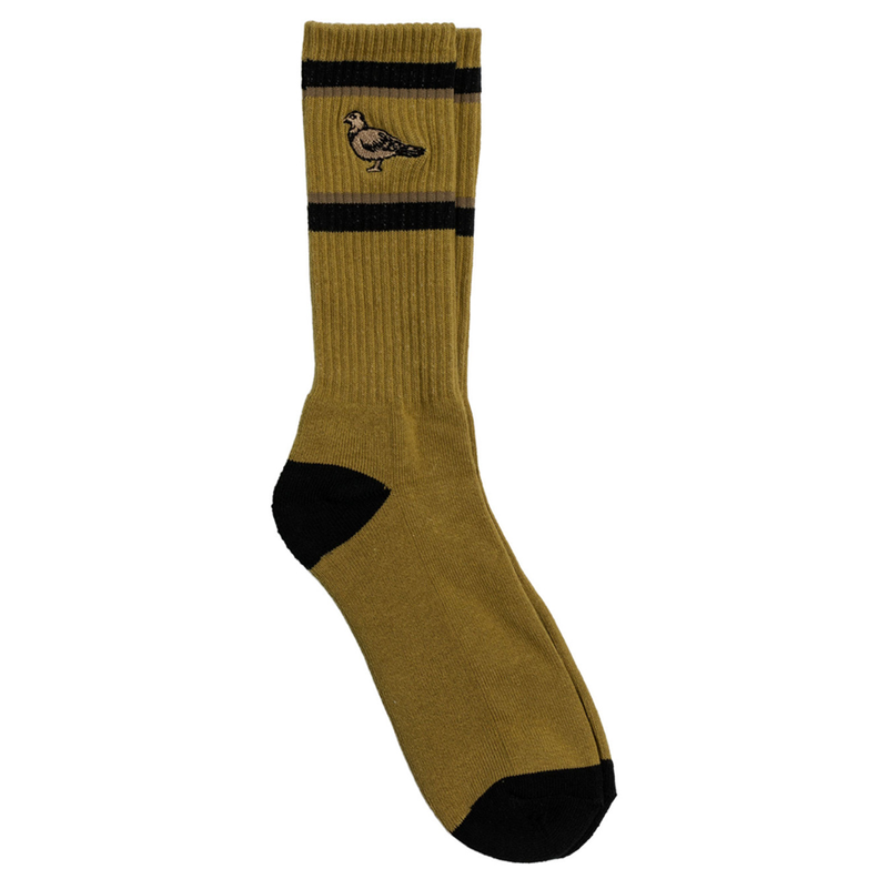 Anti Hero Skateboards Socks Basic Pigeon Embroidered Brown/Black