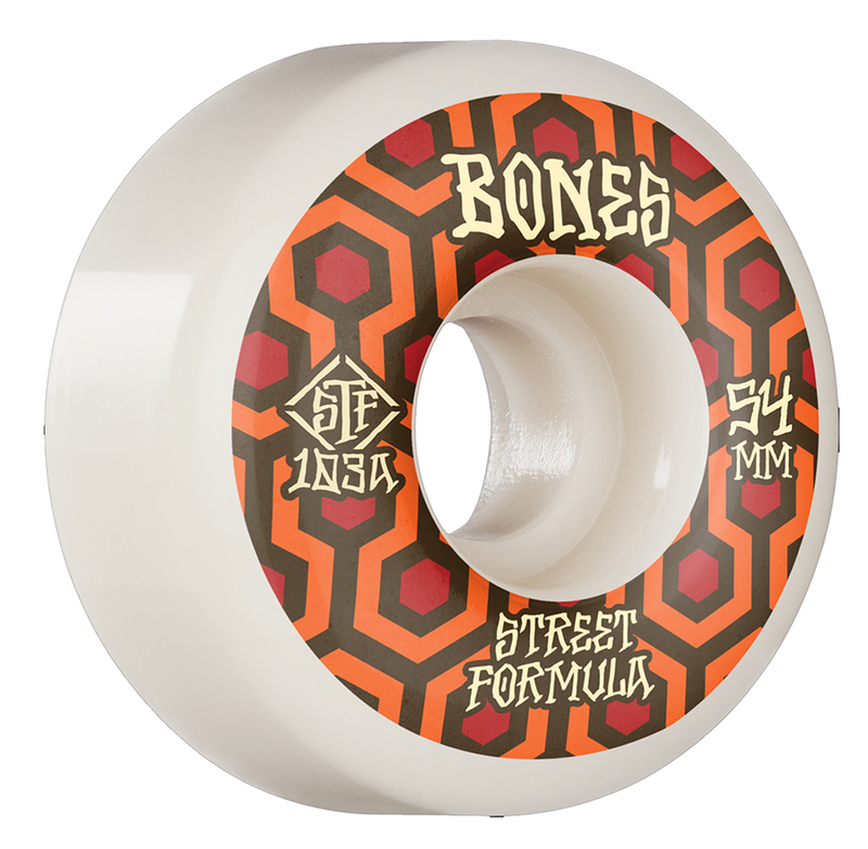 BONES WHEELS STF SKATEBOARD WHEELS RETROS 54MM V1 STANDARD 103A 4PK