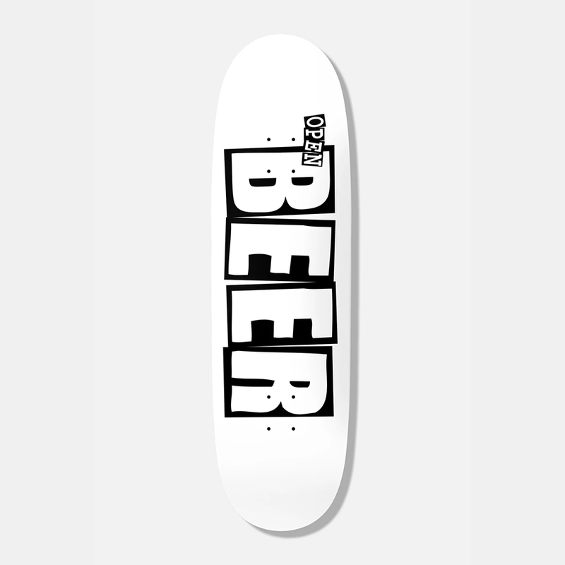 NUGE OPEN BEER LOGO DECK 9.25