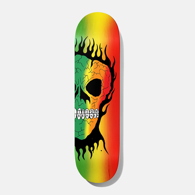 TYSON RASTA SKULL DECK B2 8.25