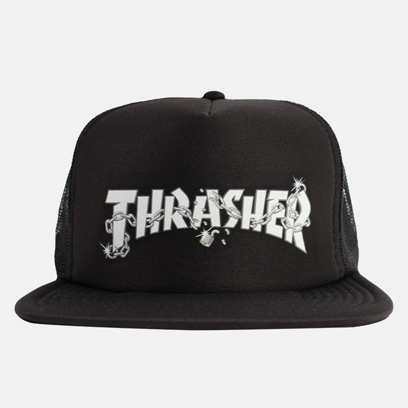 Thrasher Chains by Daniel Shepard Trucker Hat