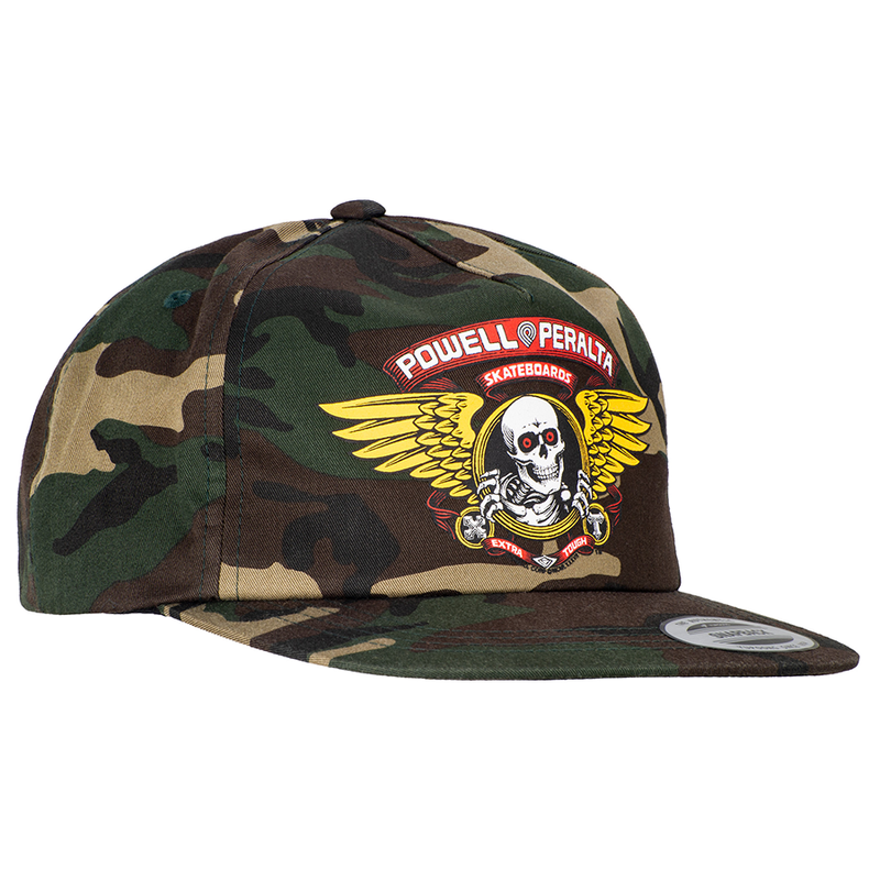 Powell Peralta Winged Ripper Snap Back Cap - Camo