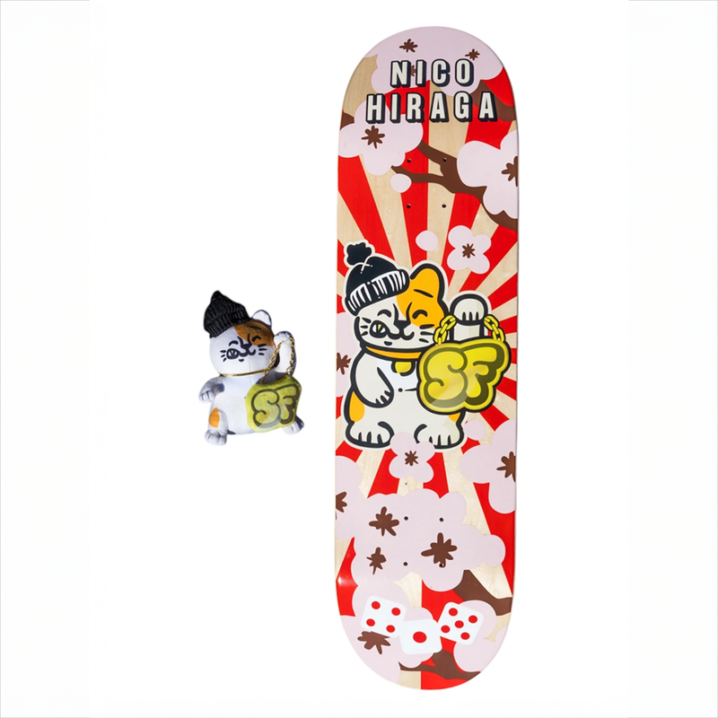 NICO HIRAGA MENEKI-NEKO DECK & PLUSHIE (8.5)
