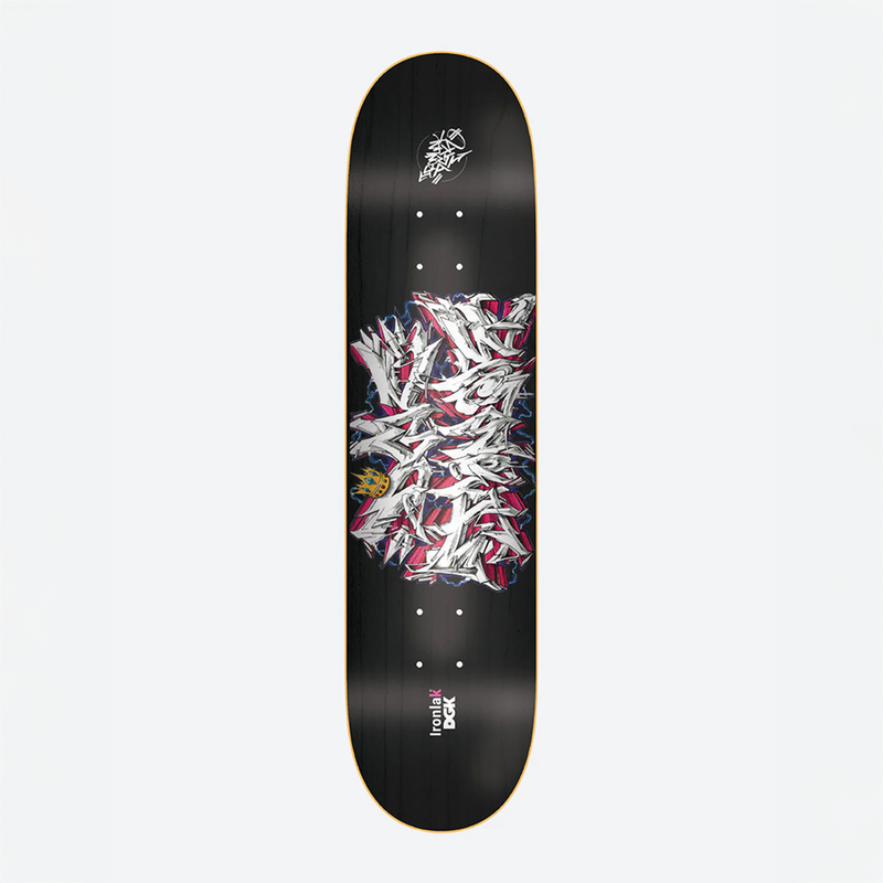 DGK X IRONLAK VOLTS SKATEBOARD DECK (8.5)