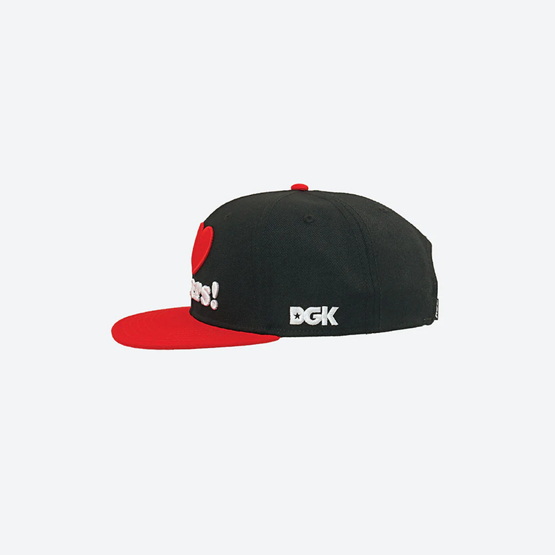 DGK HATERS SNAPBACK (Black/Red)
