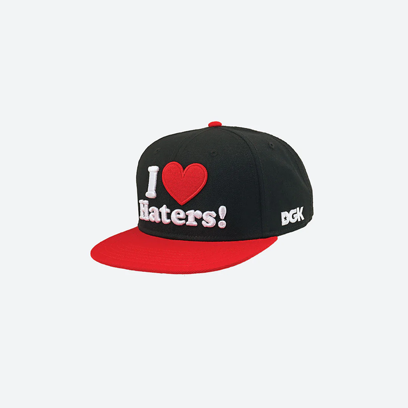 DGK HATERS SNAPBACK (Black/Red)