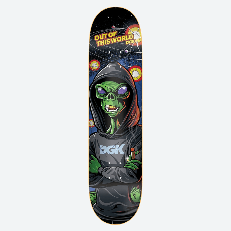 DGK Out of this World Skateboard Deck 8.25