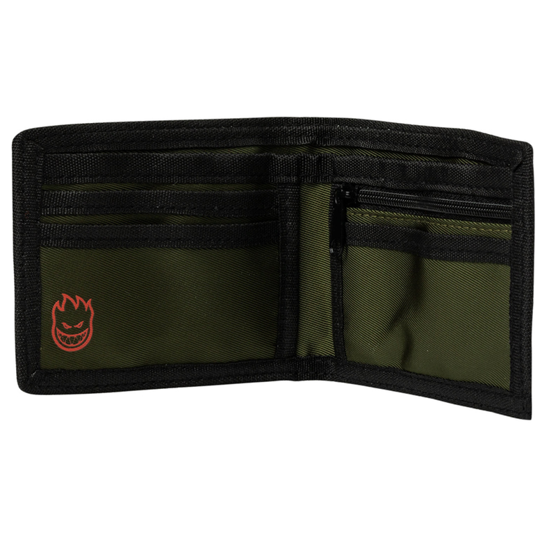 Spitfire Wheels Wallet Demon seed Bifold Olive