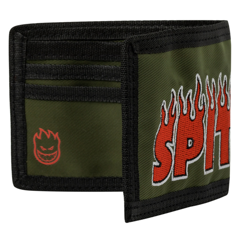 Spitfire Wheels Wallet Demon seed Bifold Olive