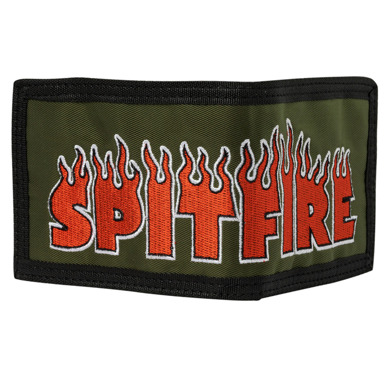 Spitfire Wheels Wallet Demon seed Bifold Olive