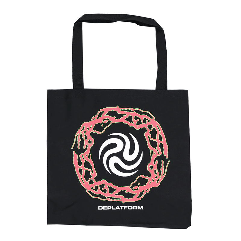 Quasi Drop-Out Tote Bag [Black]
