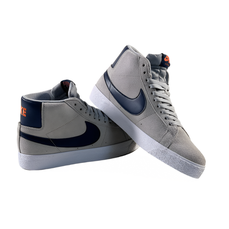 Nike SB Zoom Blazer Mid (Wolf Grey/Midnight Navy)