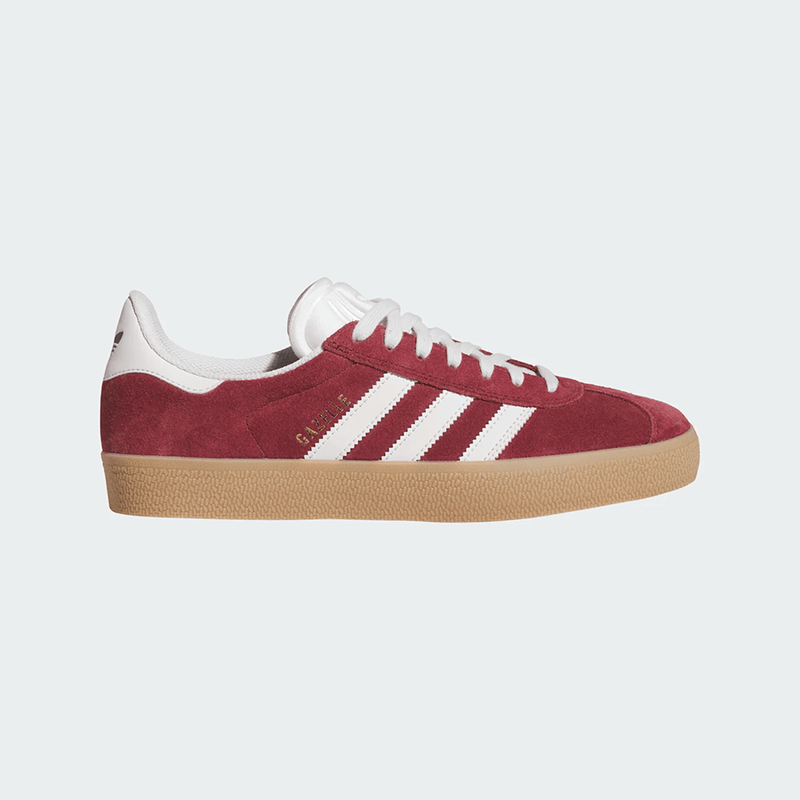 adidas Gazelle ADV Shadow Red / Crytal White / Gold Metallic 9.5 adidas Gazelle ADV Shadow Red / Crytal White / Gold Metallic 9.5
