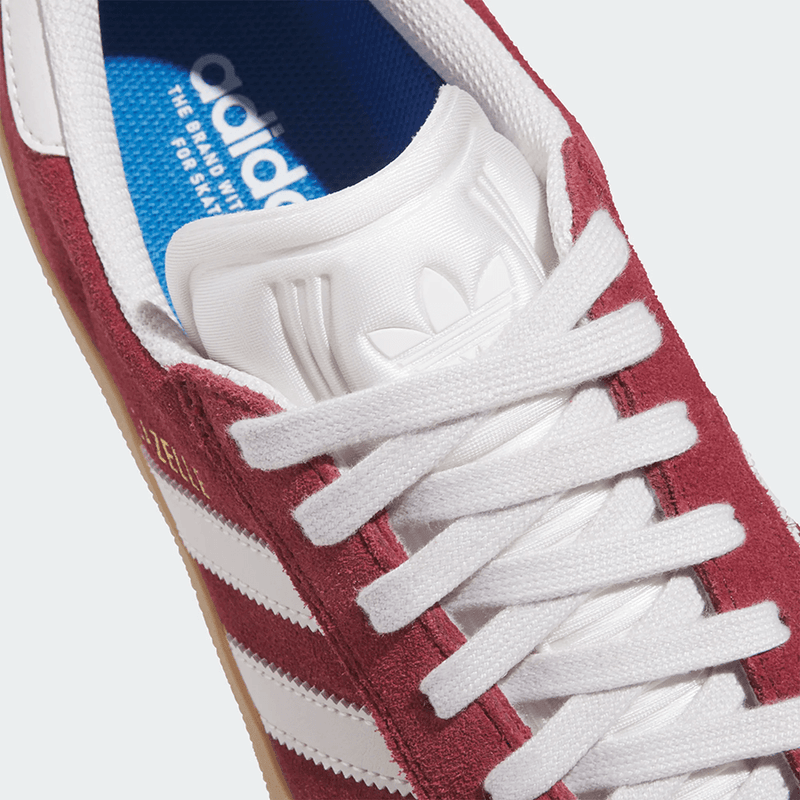 Adidas Gazelle Adv Shoes (Red/White)