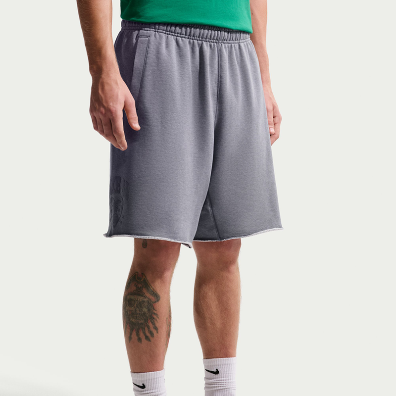 Nike SB Graphic Fleece Skate Shorts - Cool Grey - IF1602-065
