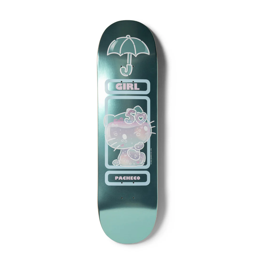 Girl Skateboards Pacheco Hello Kitty 50 Twin Tail Deck (8.5) - 8.5
