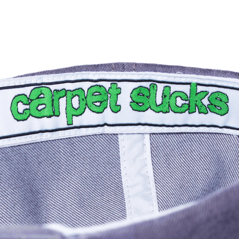 Carpet C-Star Bleached Denim Hat - Charcoal