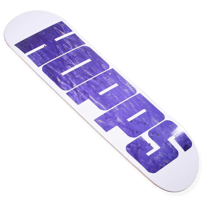 Hopps Skateboards Big Hopps WHITE Knockout Skateboard Deck (8.25)